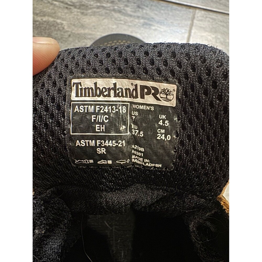 Timberland PRO Reaxion Composite Toe Waterproof Women Work Boots Brown Purple 7 - Picture 10 of 11